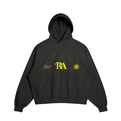 gold dot yellow Limitless .357 TRA hoodie